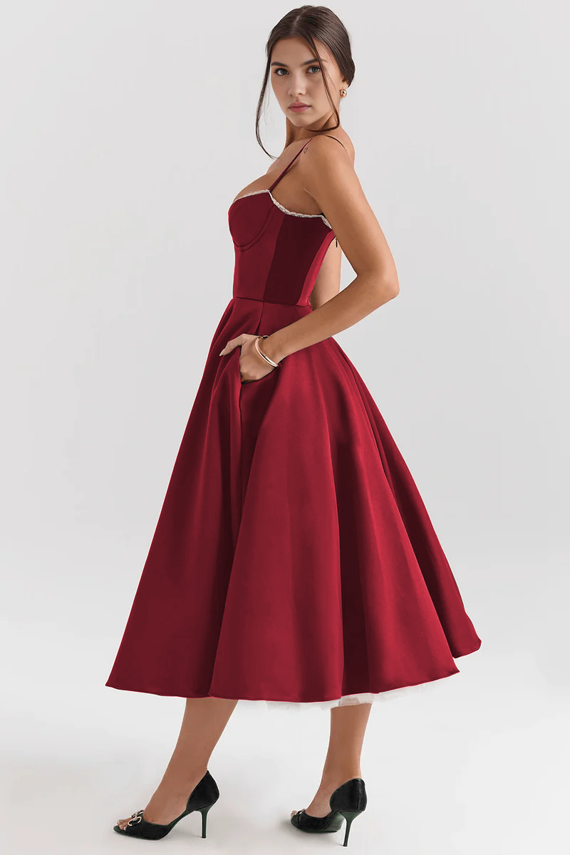 Robe Midi Cloe - Double Épaisseur
