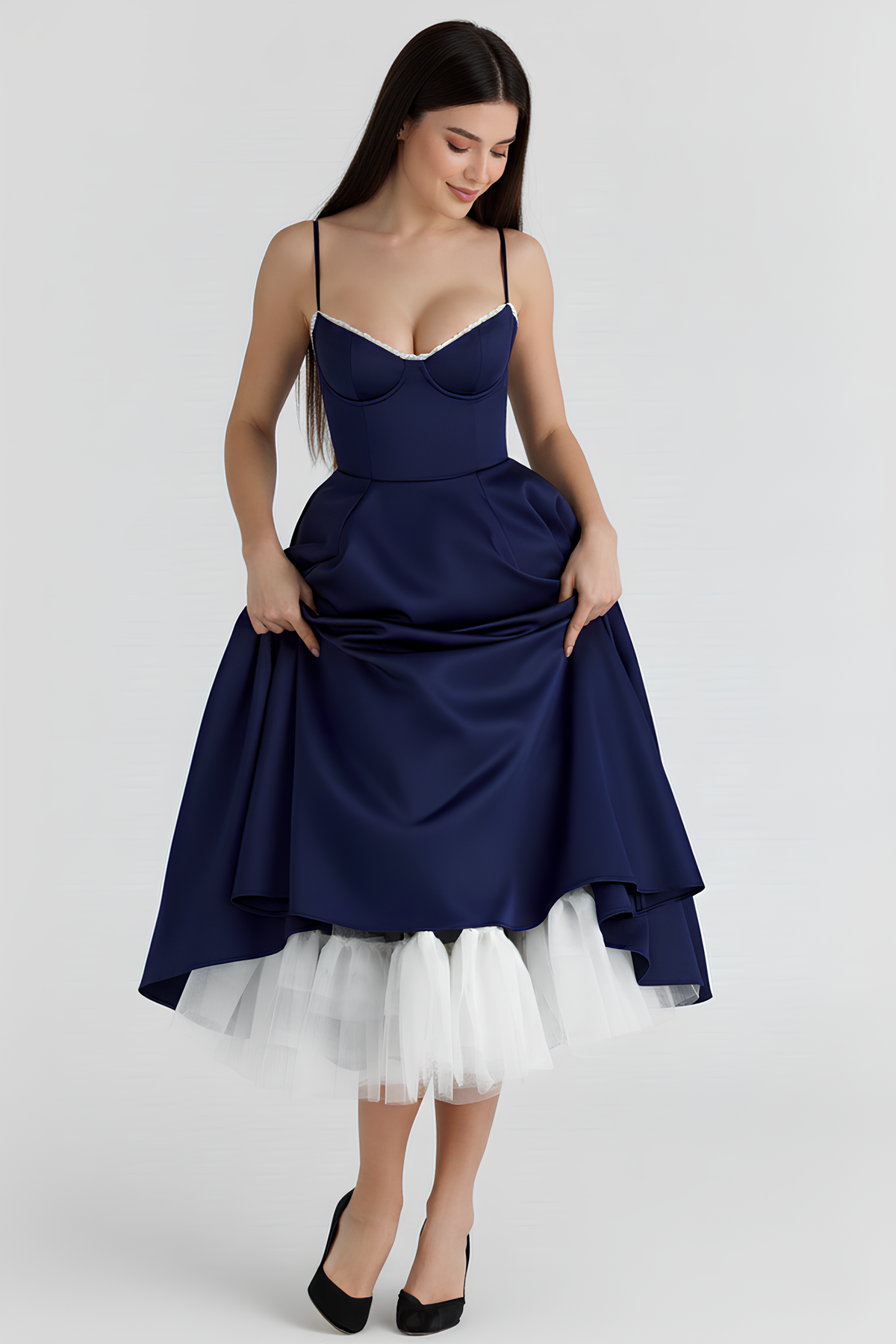 Robe Midi Cloe - Double Épaisseur