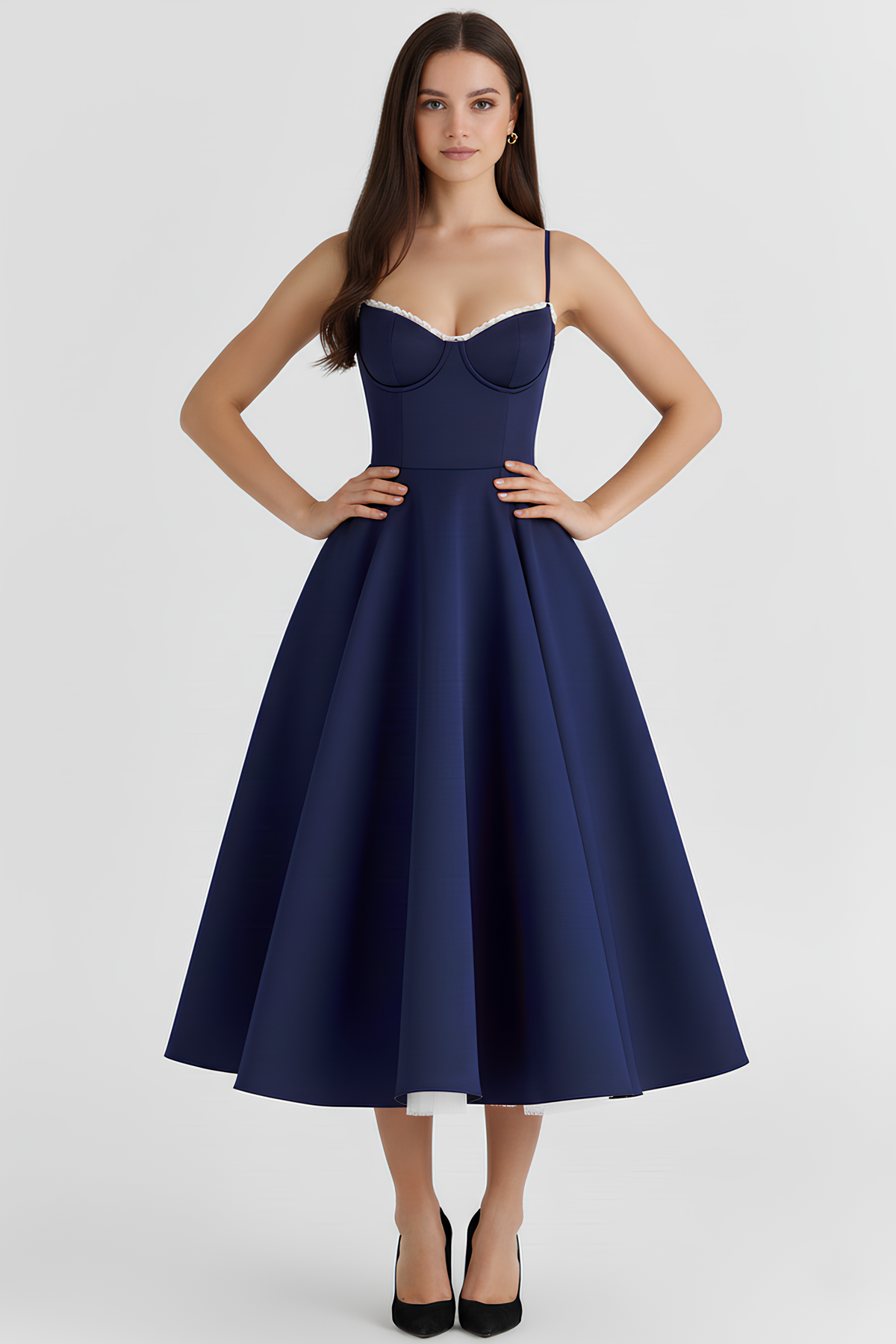 Robe Midi Cloe - Double Épaisseur