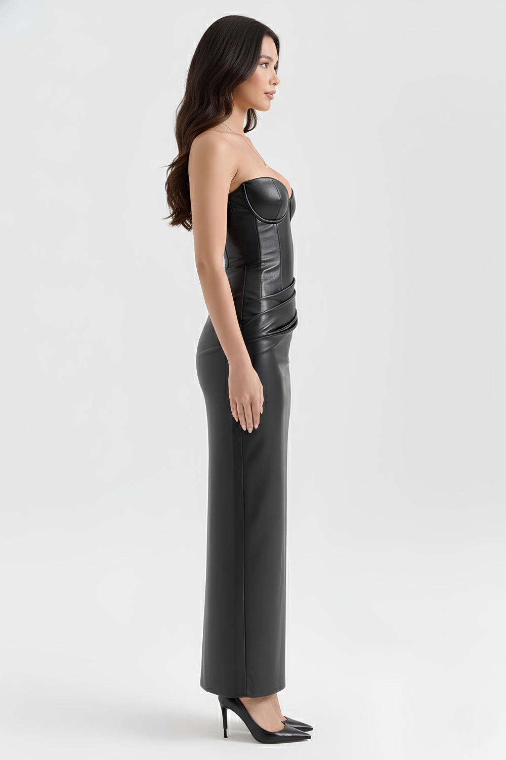 Robe Bustier Longue Iris
