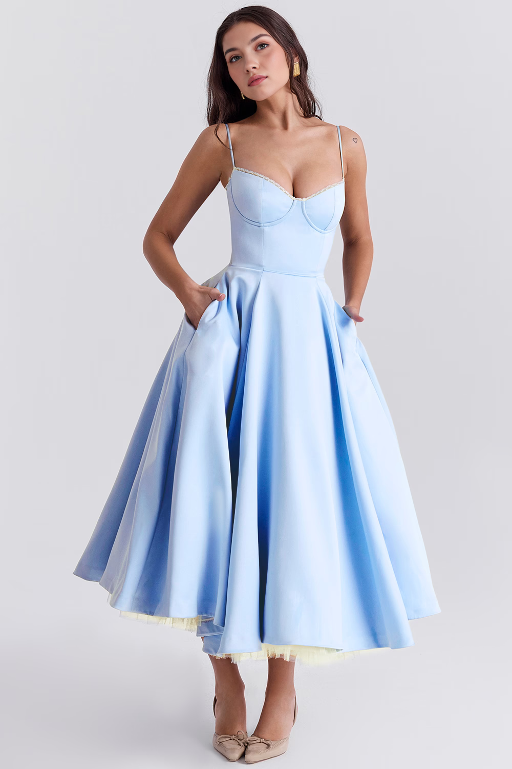 Robe Midi Cloe - Double Épaisseur