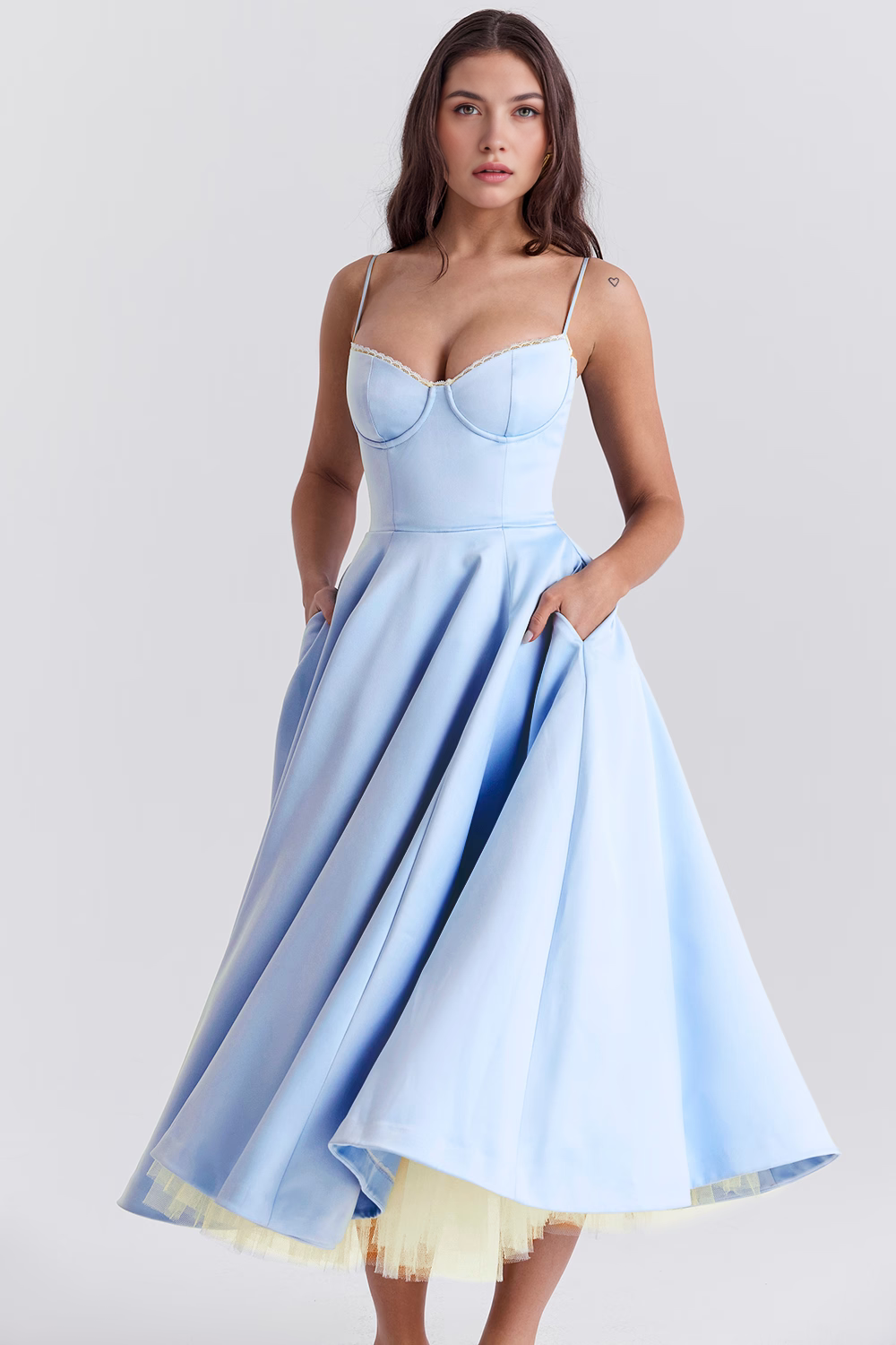 Robe Midi Cloe - Double Épaisseur