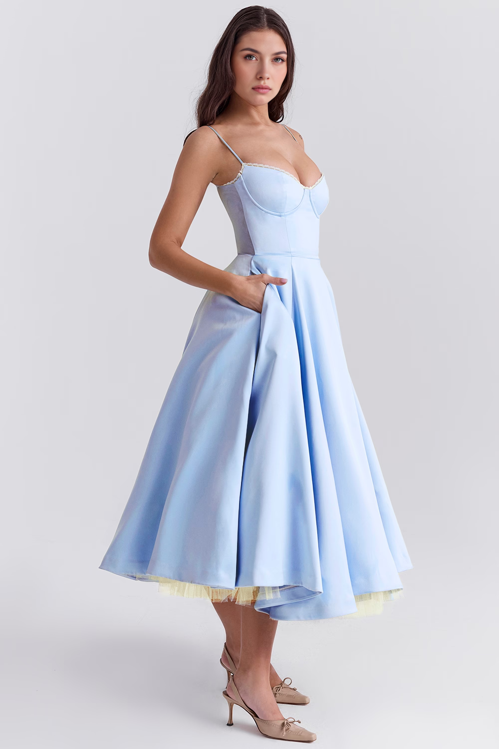 Robe Midi Cloe - Double Épaisseur