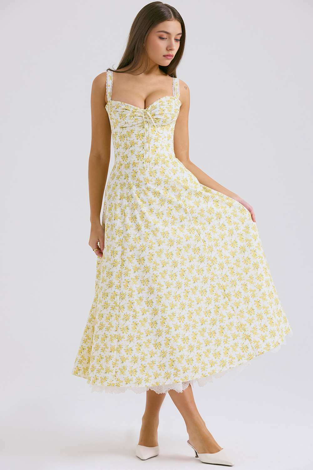 Robe Bustier en Dentelle Valentina