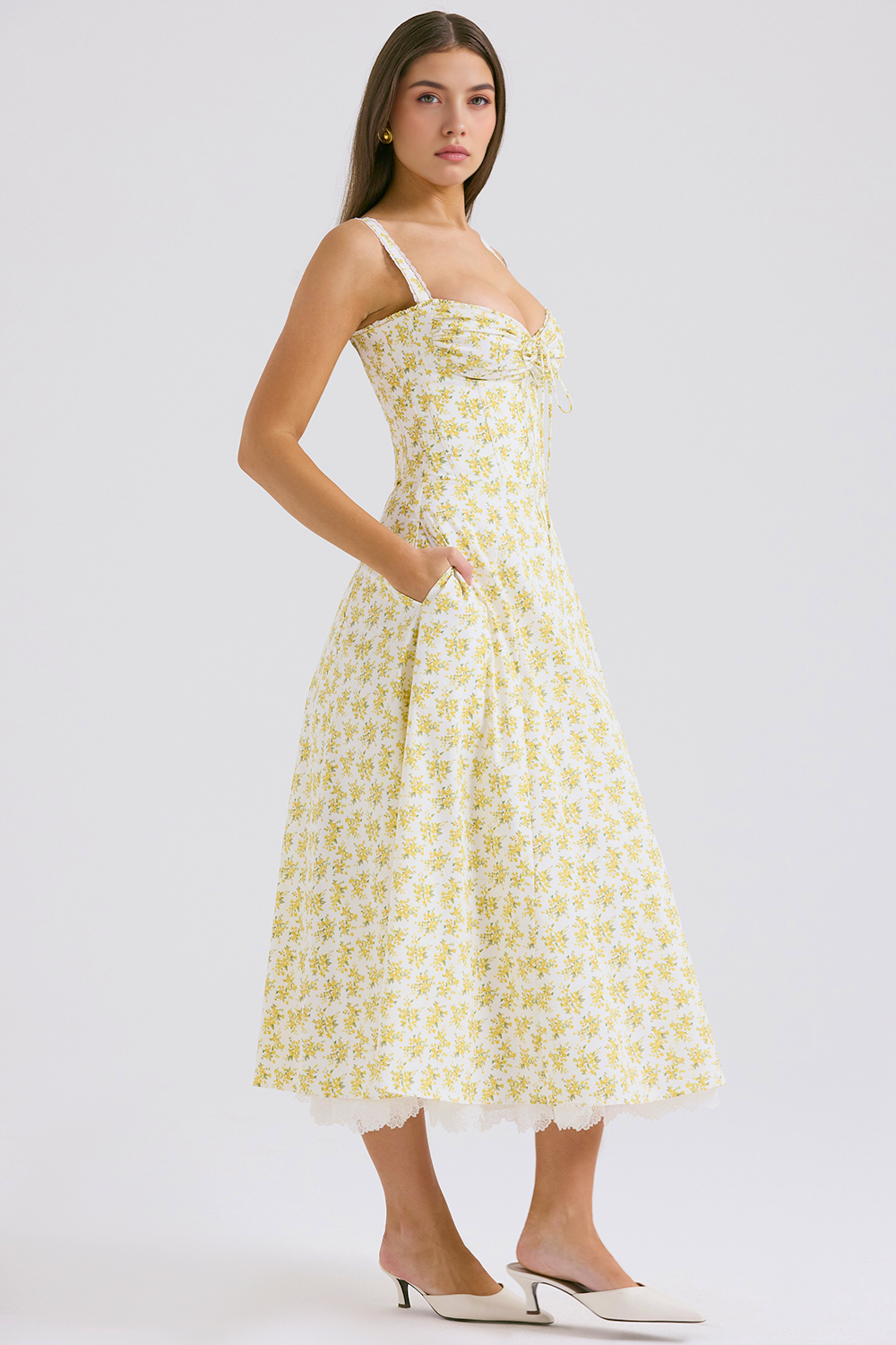 Robe Bustier en Dentelle Valentina