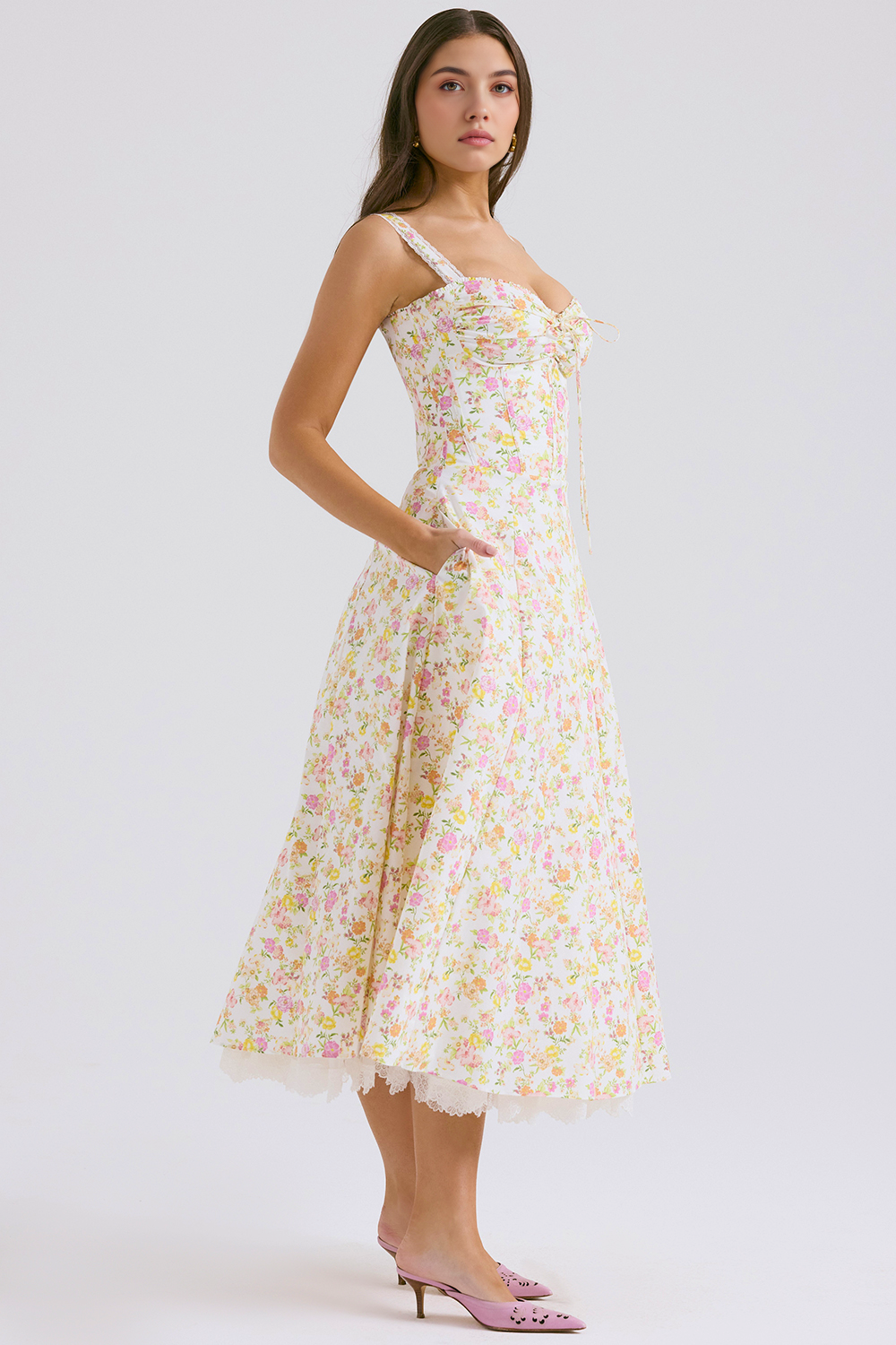 Robe Bustier en Dentelle Valentina