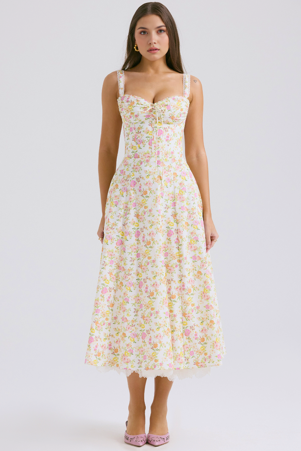 Robe Bustier en Dentelle Valentina