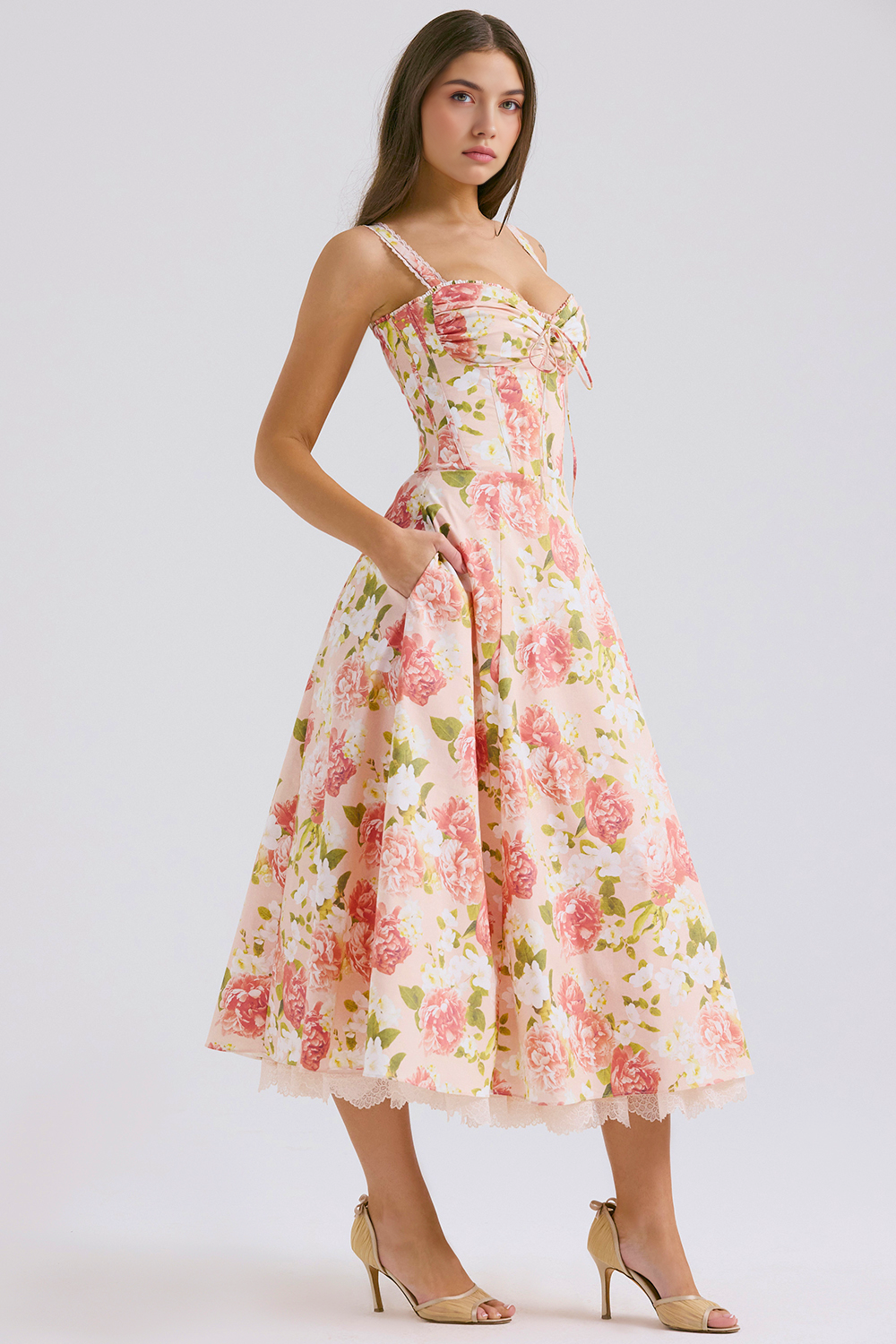 Robe Bustier en Dentelle Valentina