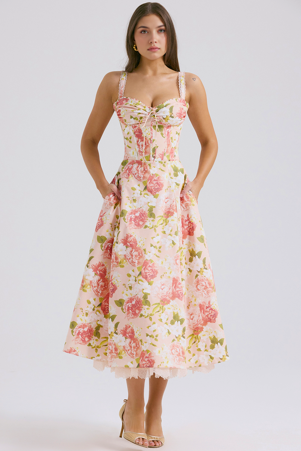 Robe Bustier en Dentelle Valentina