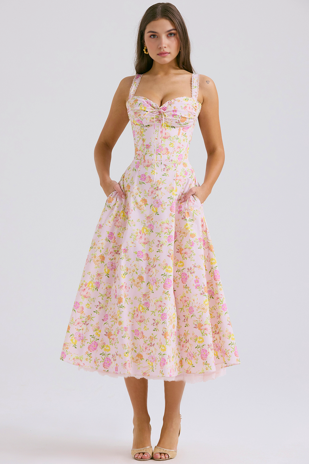 Robe Bustier en Dentelle Valentina