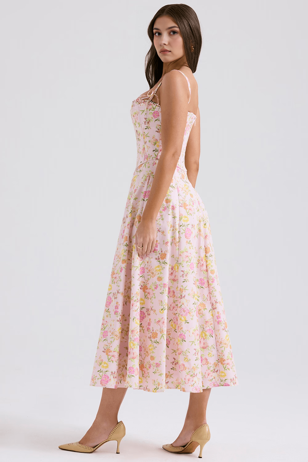 Robe Midi Louise + Corset Amovible
