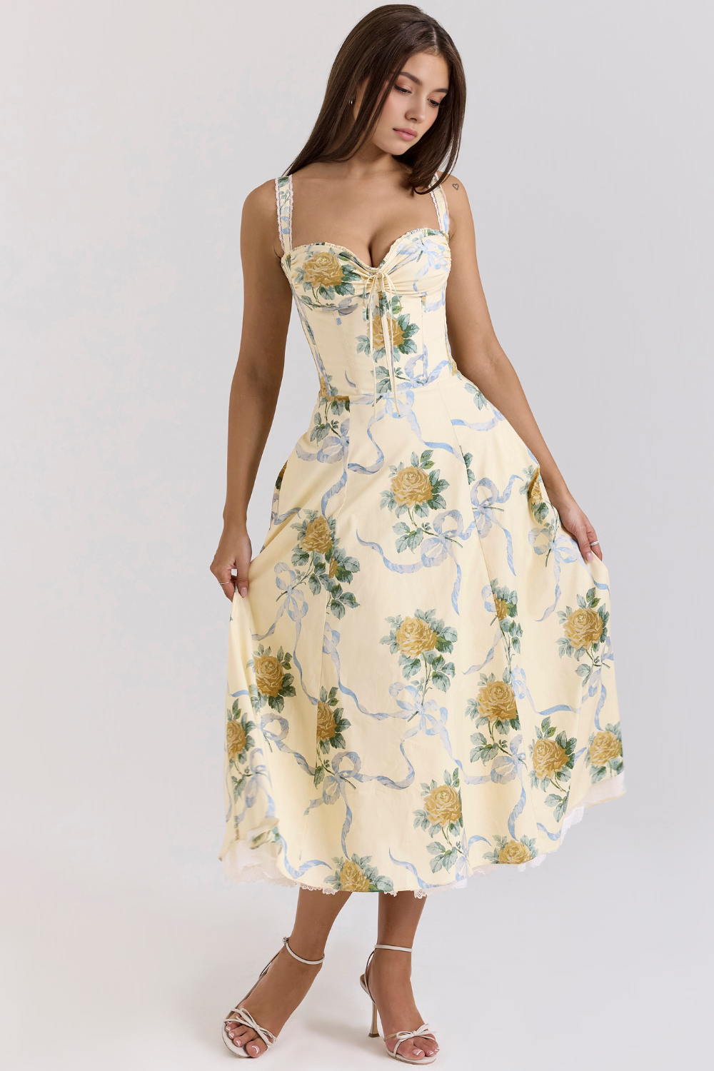 Robe Bustier en Dentelle Valentina