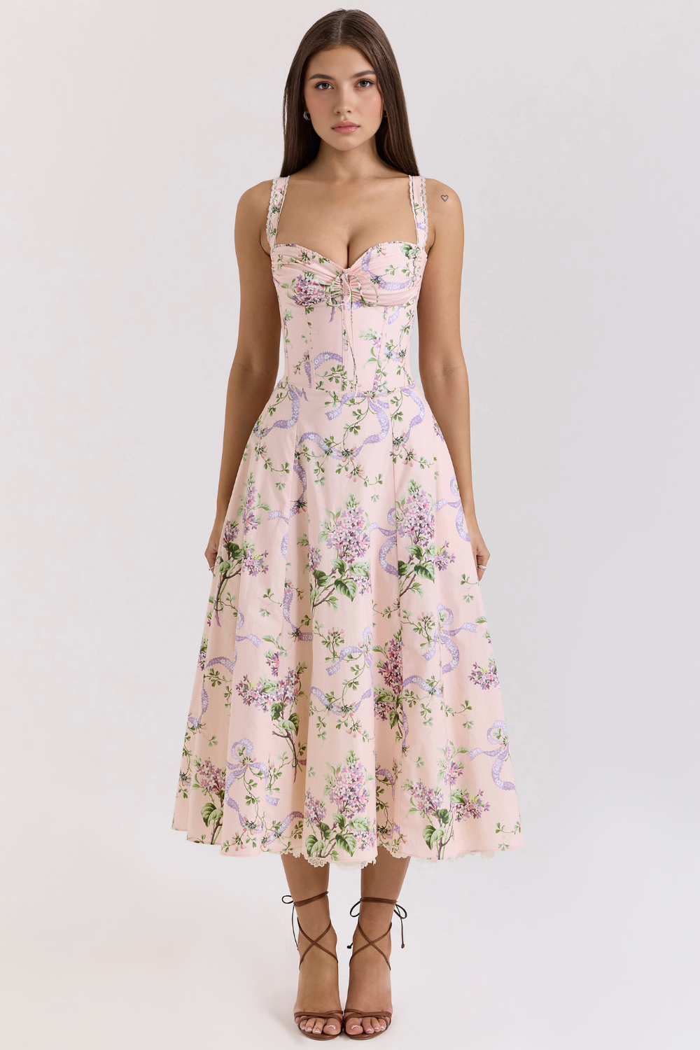 Robe Bustier en Dentelle Valentina