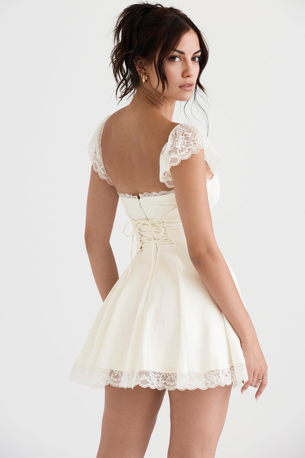 Robe Bustier en Dentelle Jasmin