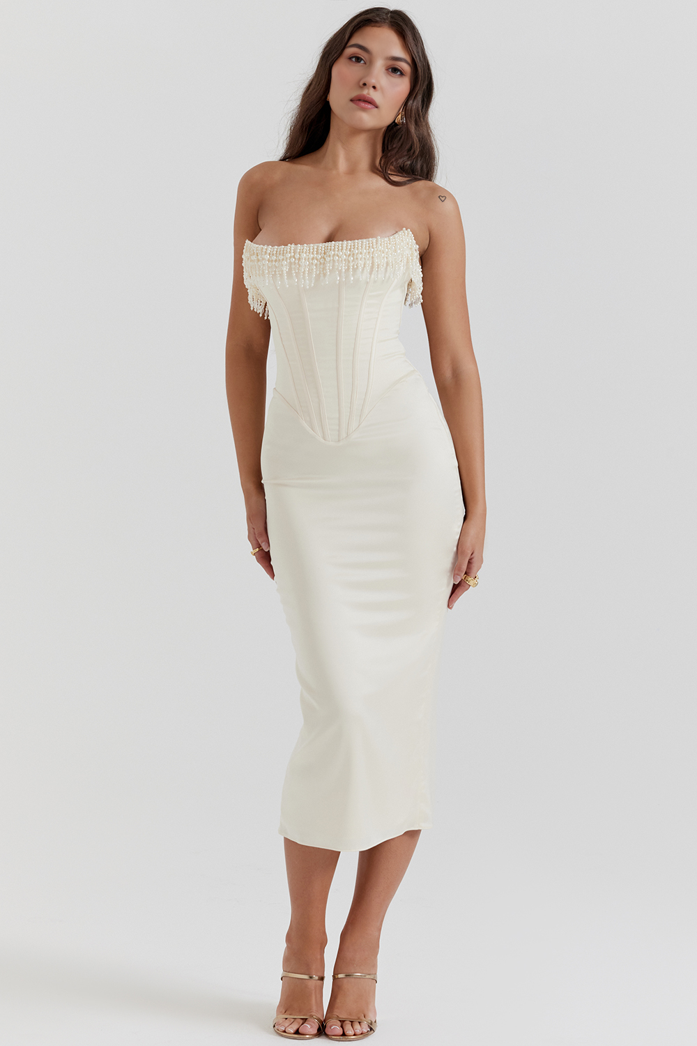 Robe Corset Blanche Luize