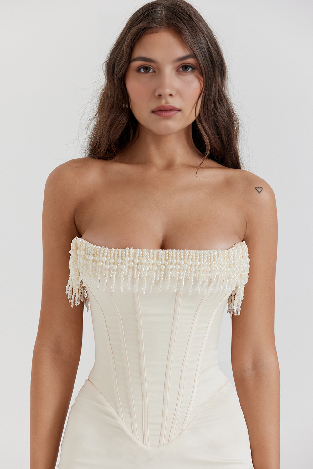 Robe Corset Blanche Luize